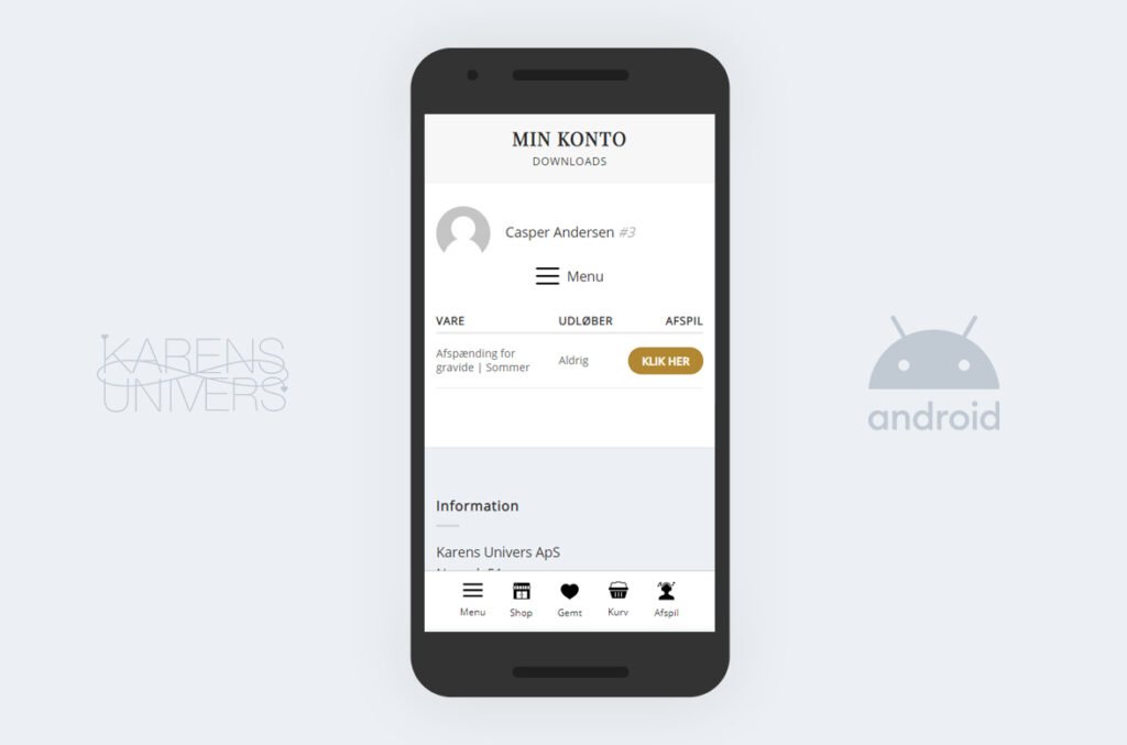 Karens Univers - Guides - Android-lyt-step-2