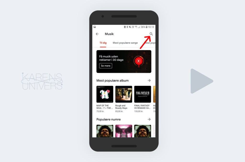 Karens Univers - Guides - Køb lydfil på Google Play - Step 3
