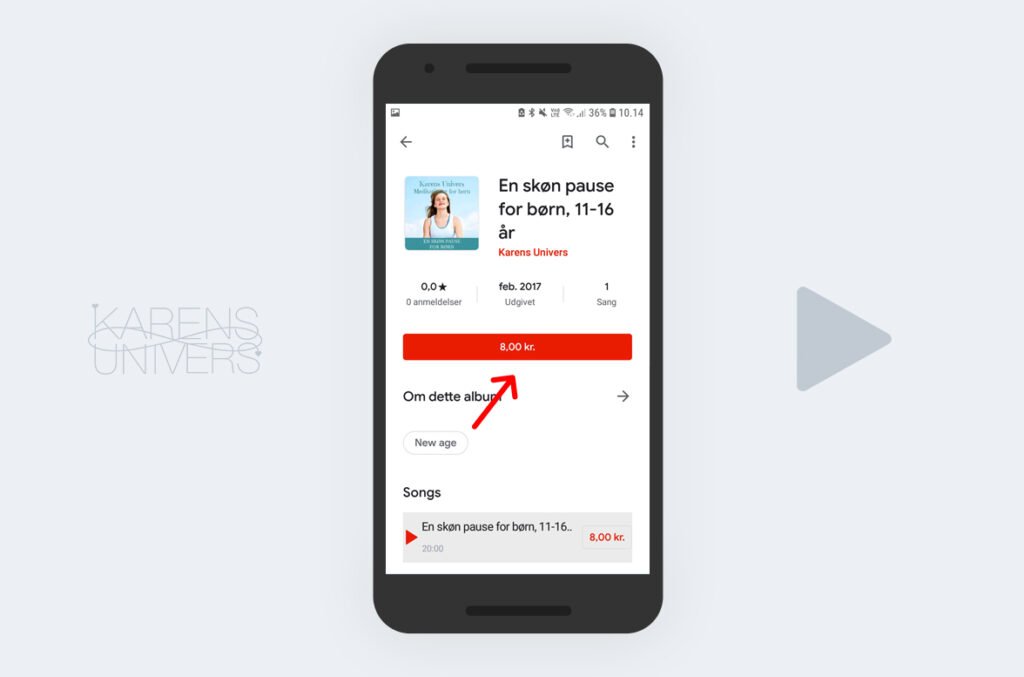 Karens Univers - Guides - Køb lydfil på Google Play - Step 6