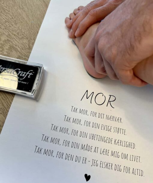 Mors dag aftrykssæt, sådan laver du aftryk