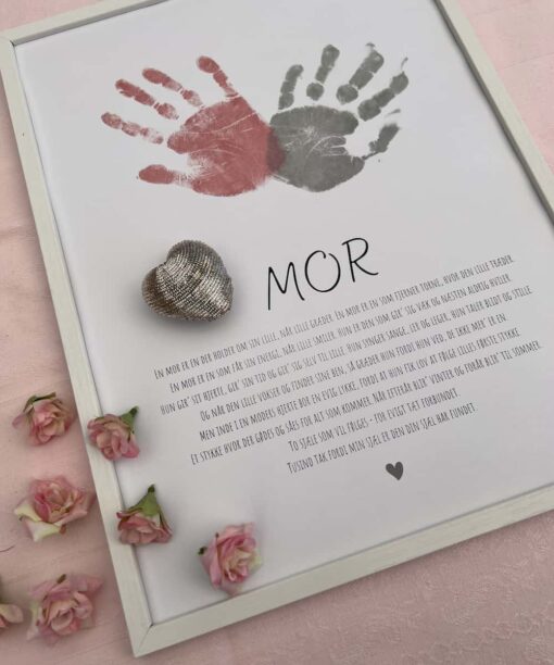 Aftrykssæt til mors dag fra Karens Univers - Digtet om mor