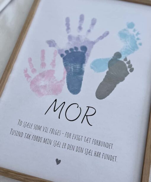 Aftrykssæt til mors dag fra Karens Univers - To sjæle