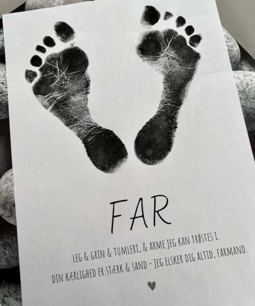 Aftrykssæt til fars dag fra Karens Univers