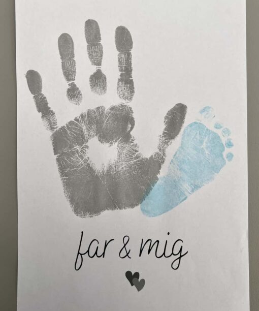 Aftrykssæt til fars dag fra Karens Univers