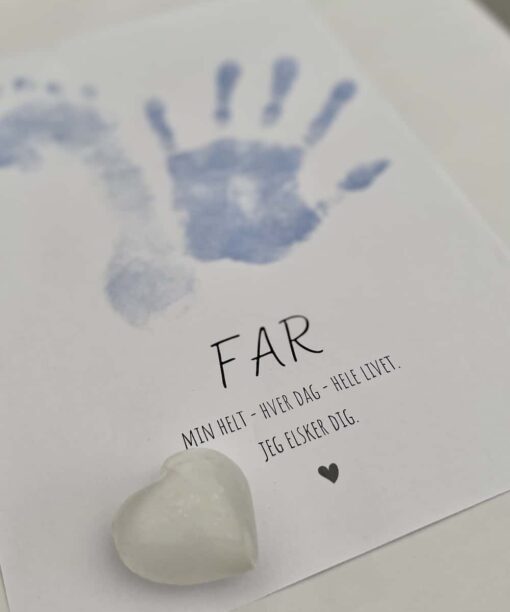 Aftrykssæt til fars dag fra Karens Univers