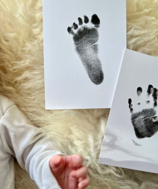 Alternative view of Babyaftryk | Baby aftrykssæt til hånd og fod